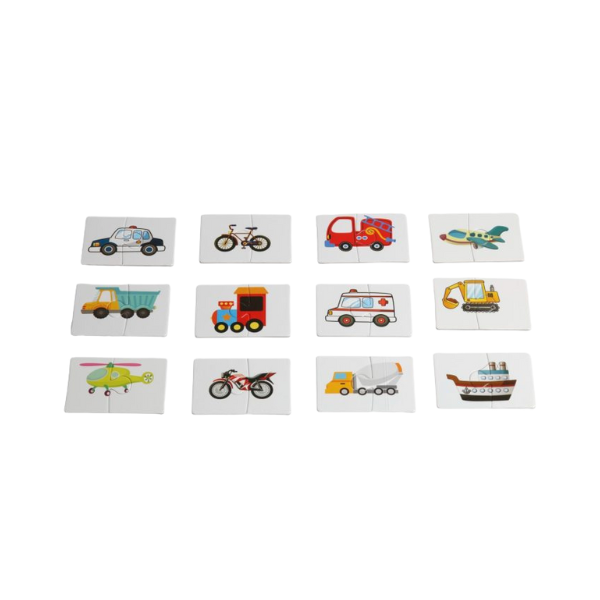 2pcs Vehicle Puzzles 24 pcs Set