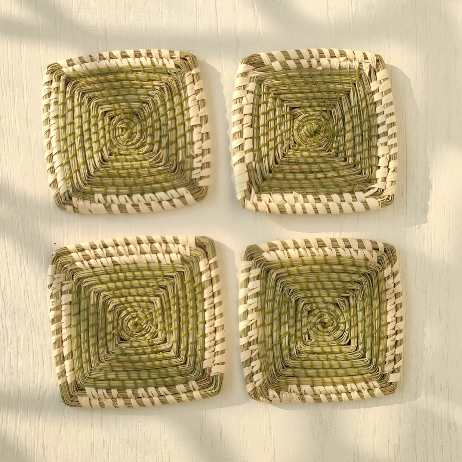 Ethically made drink coasters