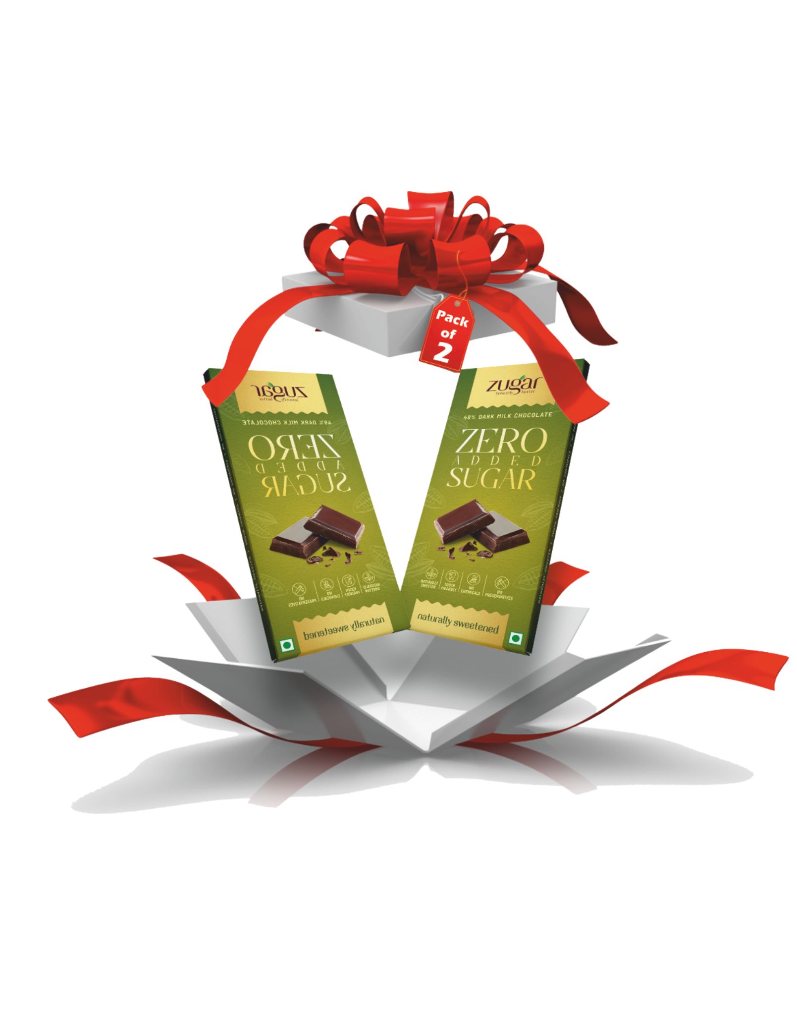 Zugar Hazelnut Dark Chocolate