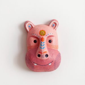 Hand-painted kids' room wall art