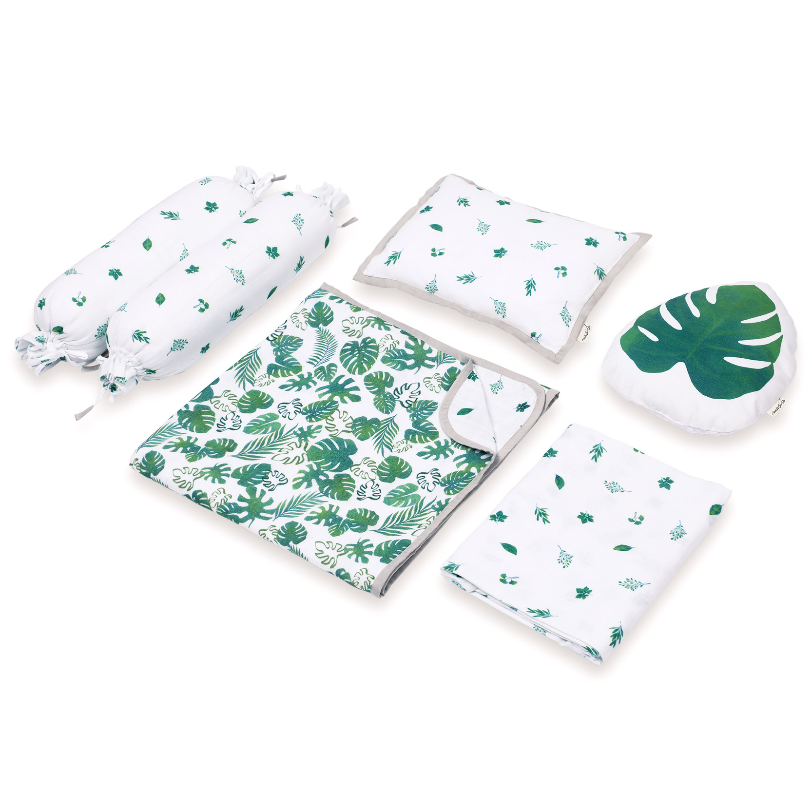 Bamboo Muslin Cot Bedding Set