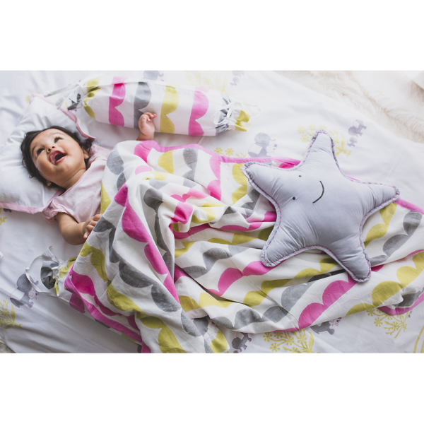 Masaya Shape Cushions- Dreamy the Star – Grey