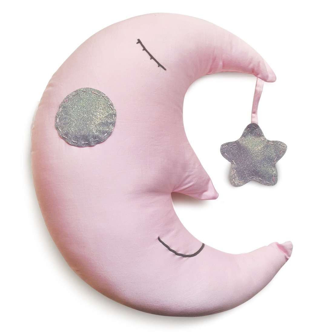 Masaya Shape Cushions- Sleepy the Moon – Pink