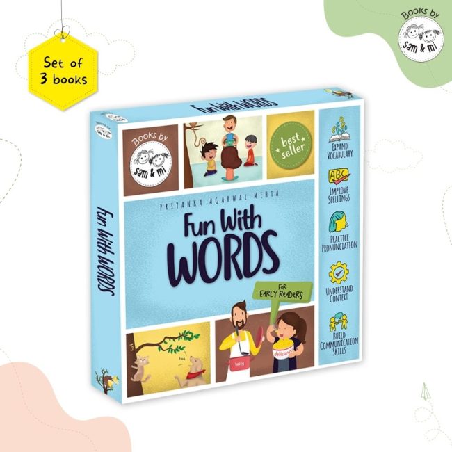 Fun With Words – Set of 3 early learning books for kids