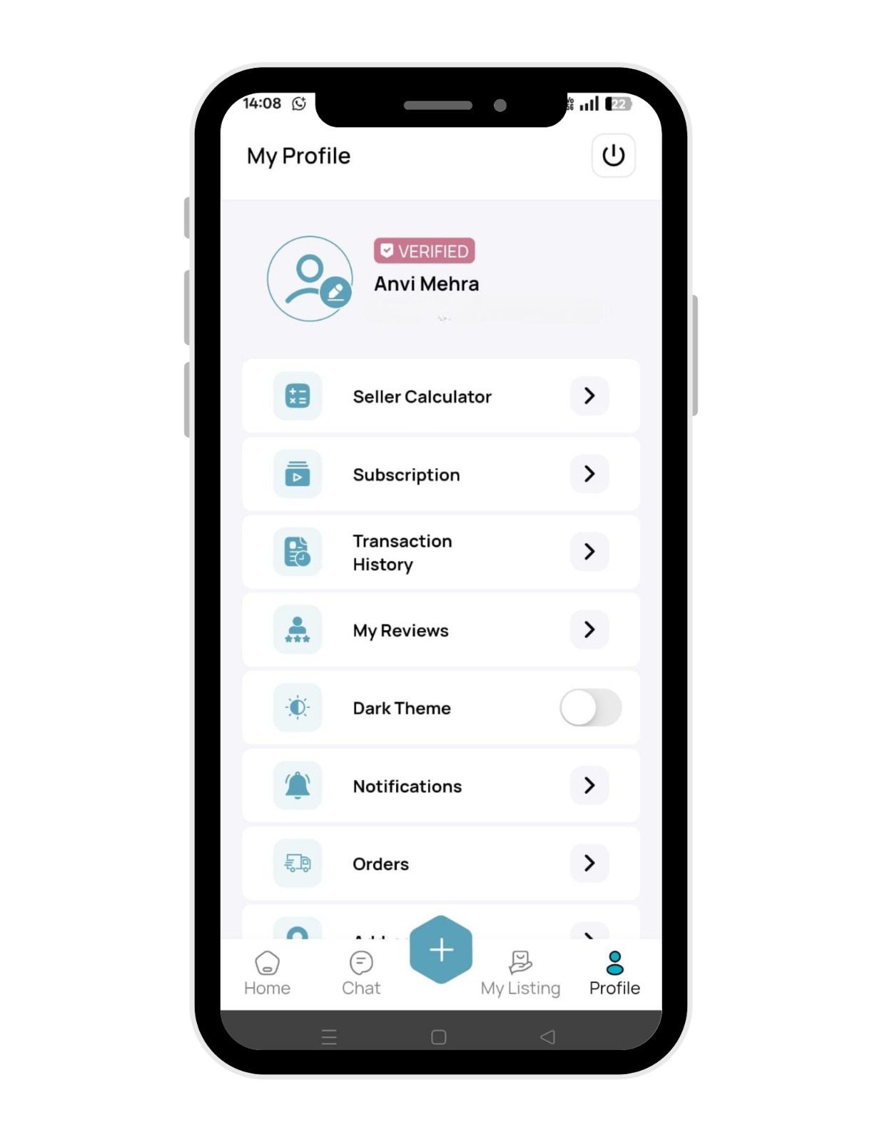 buyer and seller profile