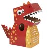 DIY Dino Cardboard red