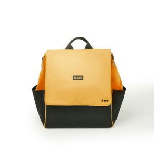Loopie Robin Diaper Bag | 30 L | Baby Diaper Backpack | Insulated Compartments | Spill-Proof Compartment | Foldable Diaper Changing Mat | 19 Compartments | Ideal for Daily Use & Travel (Orange))