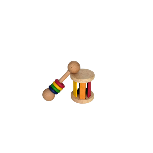 newborn Wooden Rattle for Infants set