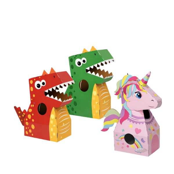 DIY Cardboard Animal Dress-Up Costume for Kids 3+