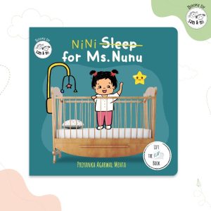 SAM & MI - Nini for Ms. Nunu: Lift-the-Flap Board Book for Kids on Bedtime Routine