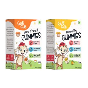 IMMUNITY GUMMIES + SORE THROAT  GUMMIES Combo_Pack of 2