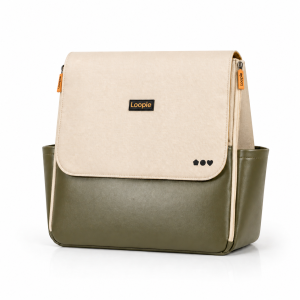 Loopie Robin Diaper Bag | 30 L | Baby Diaper Backpack | Insulated Compartments | Spill-Proof Compartment | Foldable Diaper Changing Mat | 19 Compartments | Ideal for Daily Use & Travel (Olive)